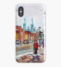 ROSEMONT LA PETITE PATRIE MONTREAL NEIGHBORHOOD MAJOR COMMERCIAL STREET RUE BEAUBIEN iPhone Case