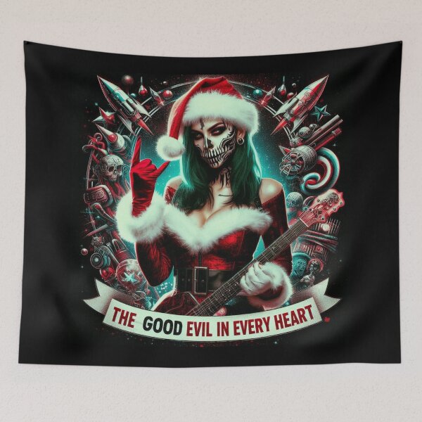 Item preview, Glamorous Cosmic Rocker Santa - The Good Evil Christmas Collection designed and sold by Voodoo Store Paranormal Collections.