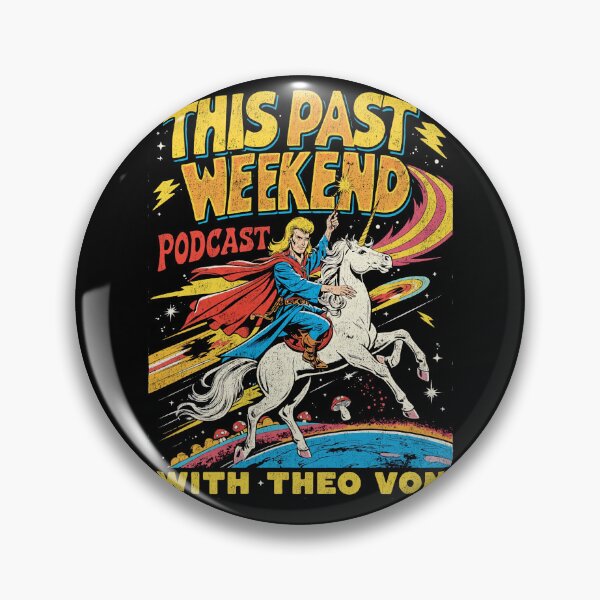 Item preview, This Past Weekend Podcast Theo Von Unicorn Rider  designed and sold by Mystikos Art.