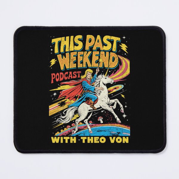 Item preview, This Past Weekend Podcast Theo Von Unicorn Rider designed and sold by Mystikos Art.