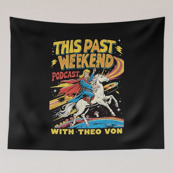 Item preview, This Past Weekend Podcast Theo Von Unicorn Rider  designed and sold by Mystikos Art.