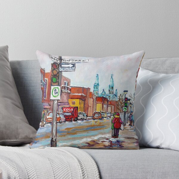 Aperçu de l'œuvre ROSEMONT LA PETITE PATRIE QUARTIER MONTRÉAL MAJEUR RUE COMMERCIALE RUE BEAUBIEN créée et vendue par Carole Spandau.