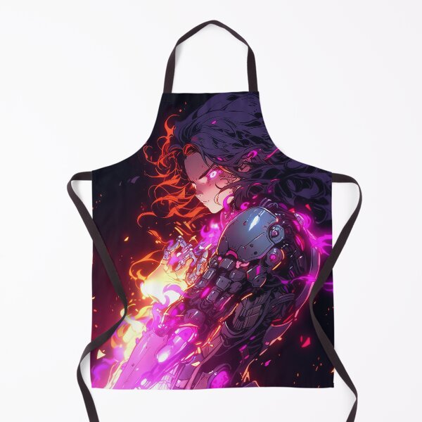 Item preview, Futuristic Cybernetic Warrior Anime Girl designed and sold by bubblegoth.