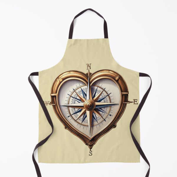 Item preview, Heart-Shaped Compass designed and sold by EsraaCreations.