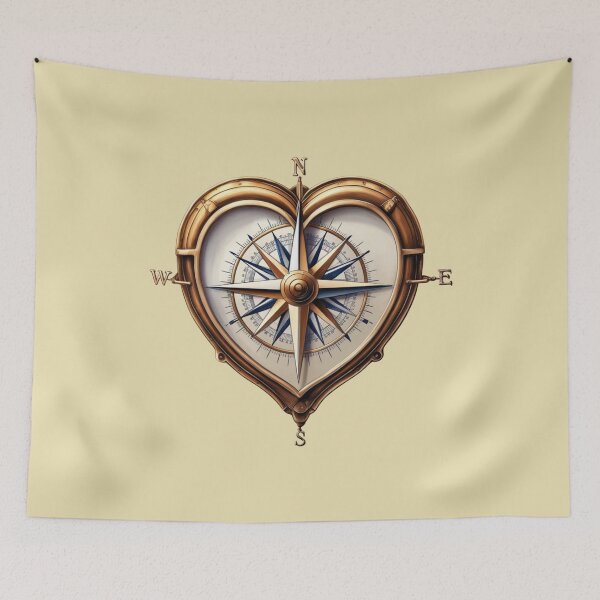 Item preview, Heart-Shaped Compass  designed and sold by EsraaCreations.