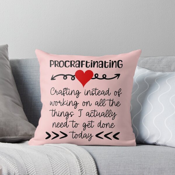 Item preview, Procraftinating - funny crafting design - craft room decor designed and sold by EvergreenWhimsy.