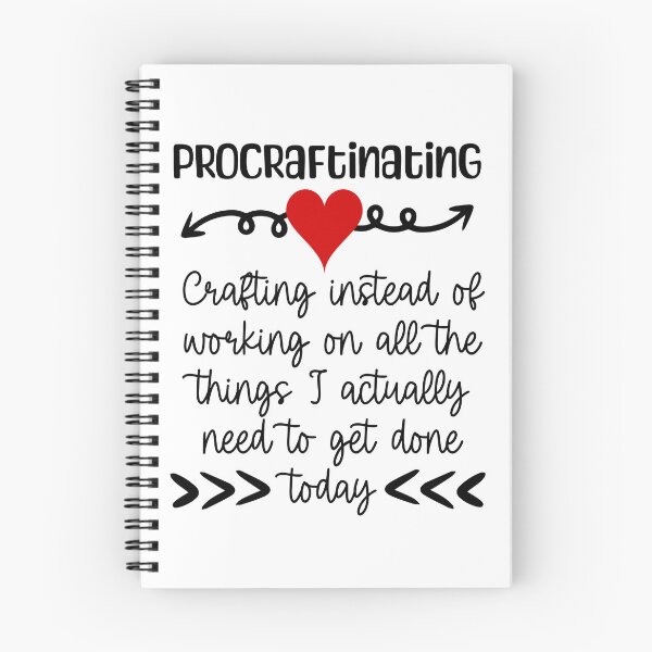 Item preview, Procraftinating - funny crafting design - craft room decor designed and sold by EvergreenWhimsy.