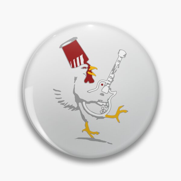 Item preview, Buckethead chicken playing guitar designed and sold by plasticbarista.