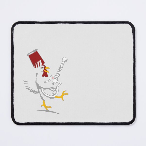 Item preview, Buckethead chicken playing guitar designed and sold by plasticbarista.