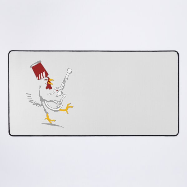 Item preview, Buckethead chicken playing guitar designed and sold by plasticbarista.