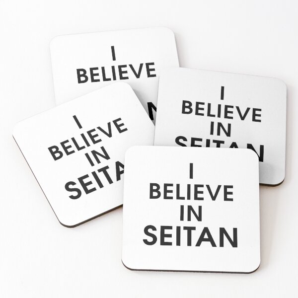 Item preview, I Believe in Seitan – Funny Vegan Protein Pun designed and sold by VirginieSan.
