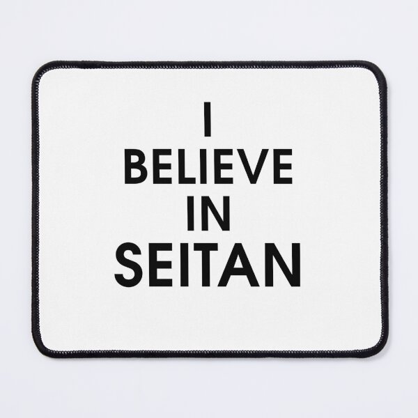Item preview, I Believe in Seitan – Funny Vegan Protein Pun designed and sold by VirginieSan.