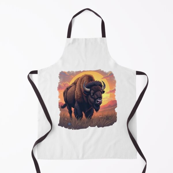 Item preview, Bison at sunset designed and sold by The best online style shop.