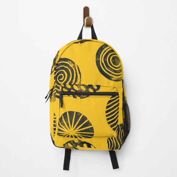 Item preview, Black imperfect circles on yellow background designed and sold by AusraB.