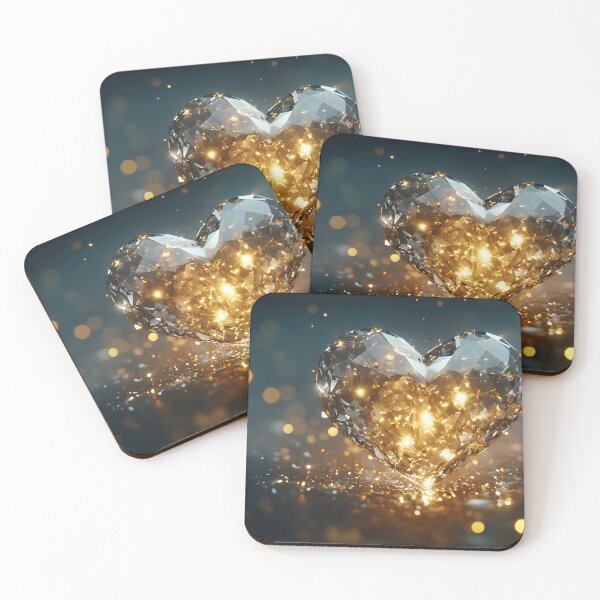 Item preview, Sparkling heart crystal shines designed and sold by anytka.