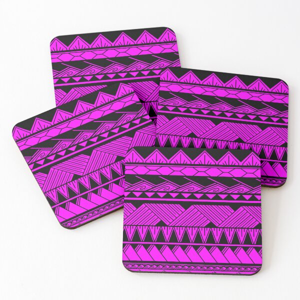 Item preview, Black and Bright Pink Tribal Pattern designed and sold by Steeb757.