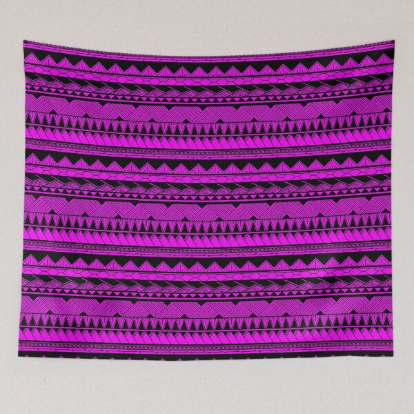 Item preview, Black and Bright Pink Tribal Pattern designed and sold by Steeb757.