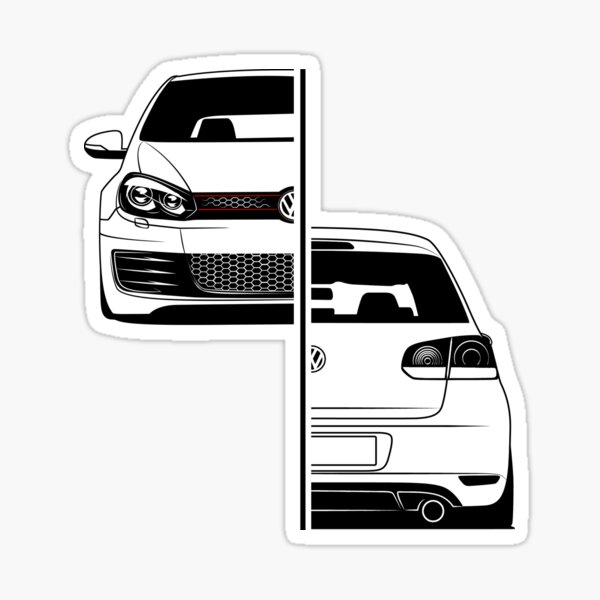 Golf Mk6 Stickers | Redbubble