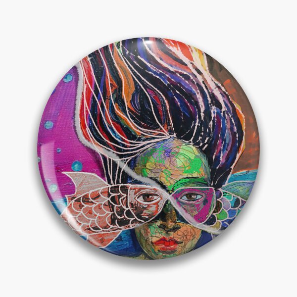 Item preview, woman with fish designed and sold by diulid.