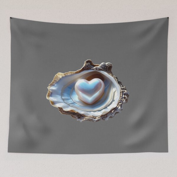 Item preview, Heart-Shaped Pearl in Oyster Shell designed and sold by EsraaCreations.
