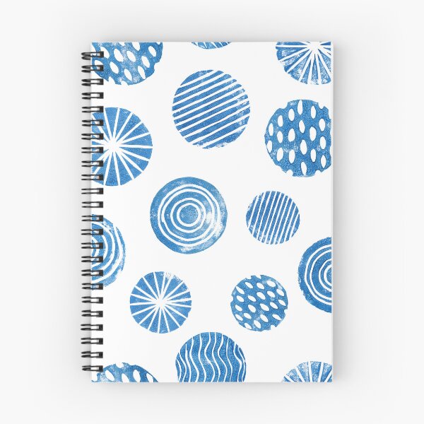 Item preview, Blue imperfect circles on white background designed and sold by AusraB.