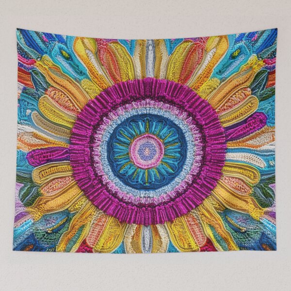 Item preview, Floral-patterned embroidery designed and sold by anytka.