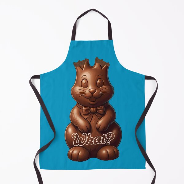 Item preview, Chocolate Easter Bunny - What? No Ears designed and sold by Frog Level Treasures.