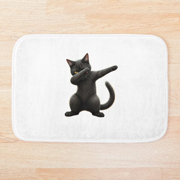 Item preview, Black Cat Dab designed and sold by Pattern Unhinged.