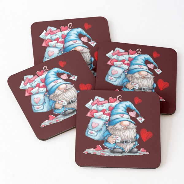 Item preview, Cute Gnome Mail Carrier Valentines Day designed and sold by tamdevo1.