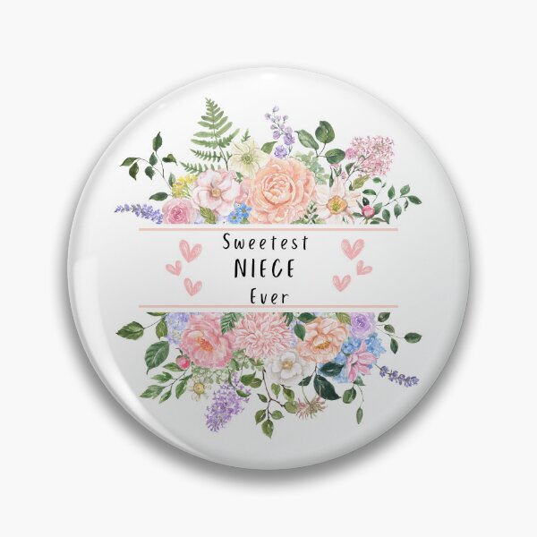 Item preview, Sweetest NIECE Ever 1 - pastel, flowers designed and sold by AlinaSCorner.