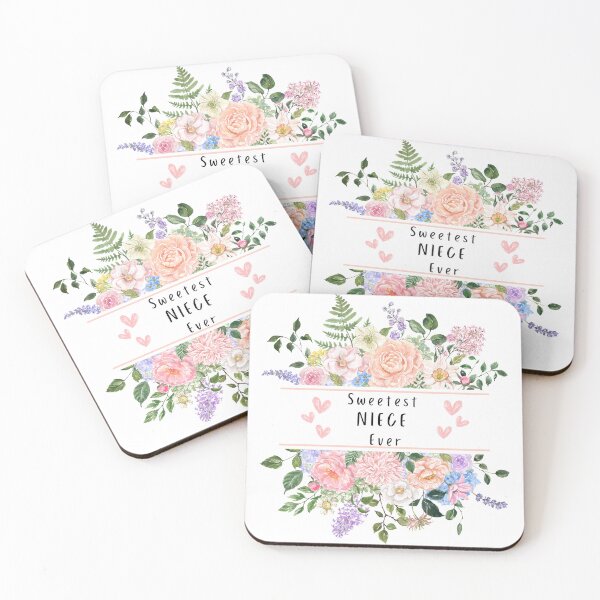 Item preview, Sweetest NIECE Ever 1 - pastel, flowers designed and sold by AlinaSCorner.