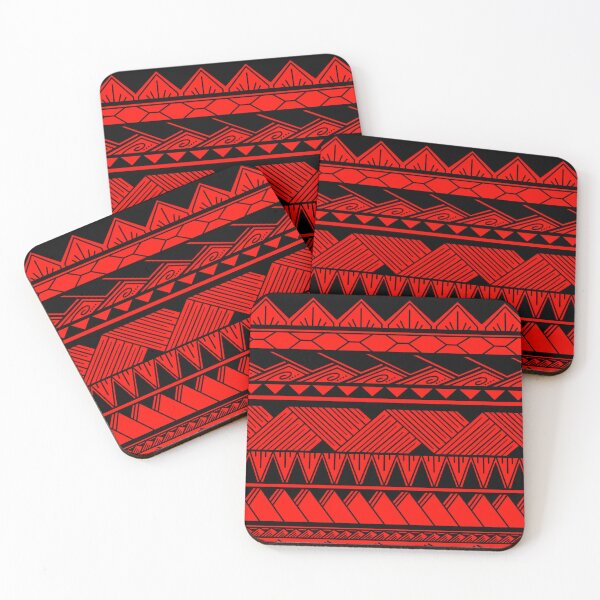 Item preview, Black and Burnt Orange Tribal Pattern designed and sold by Steeb757.