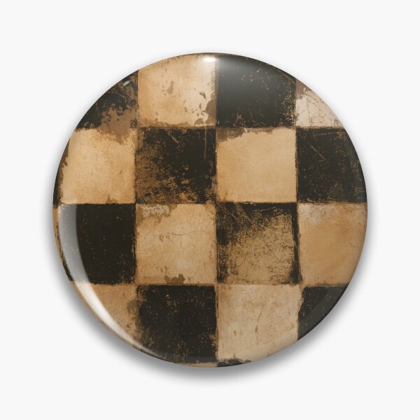 Item preview, Goth Grunge Victorian Vintage Distressed Chequered Pattern  designed and sold by SamJanner.