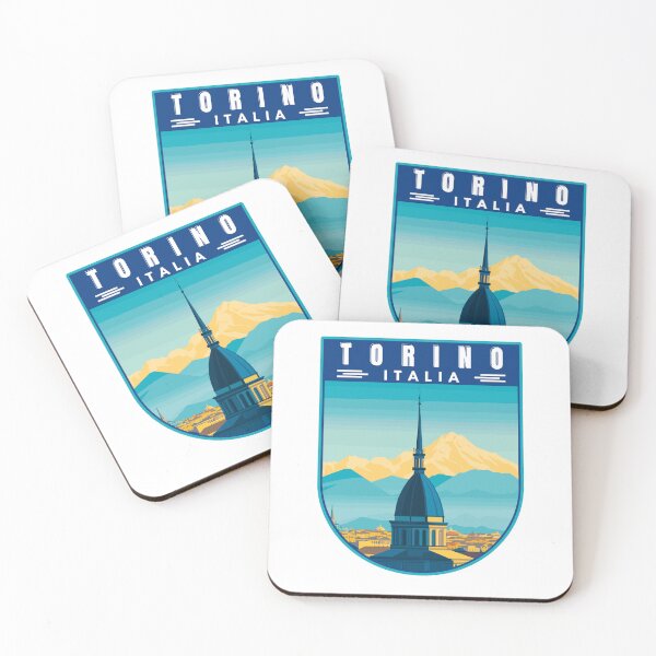 Item preview, Torino in Piedmont Italy Retro Travel Art Emblem designed and sold by MaateoDesign.