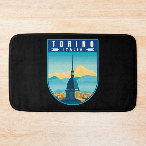 Item preview, Torino in Piedmont Italy Retro Travel Art Emblem designed and sold by MaateoDesign.