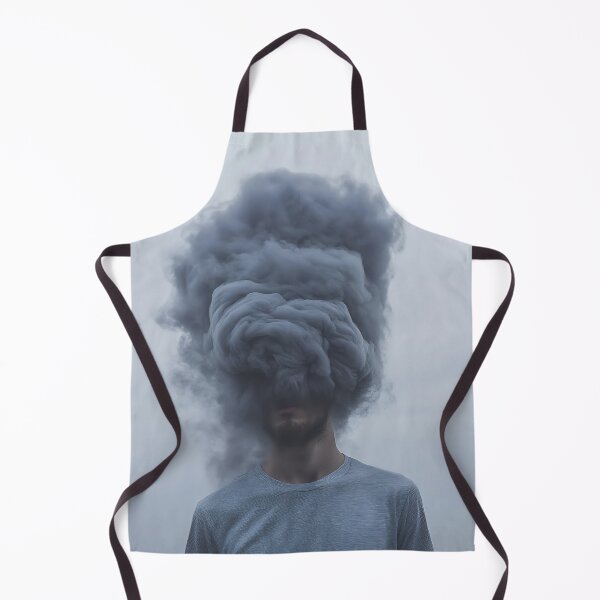 Item preview, Hombre al aire libre con nube de humo designed and sold by anytka.