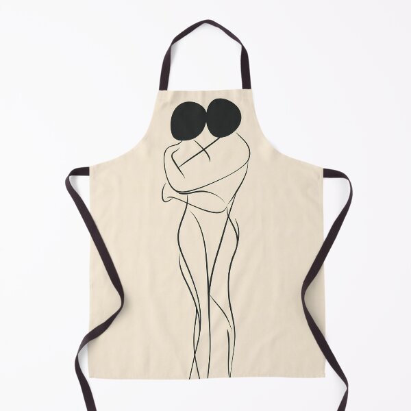 Item preview, Embrace between two figures in art designed and sold by anytka.