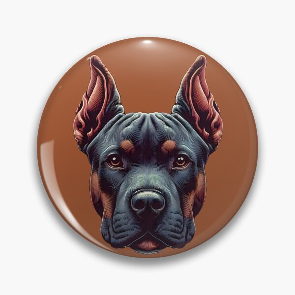 Item preview, Head of a strong and alert dog designed and sold by manwithcolors.