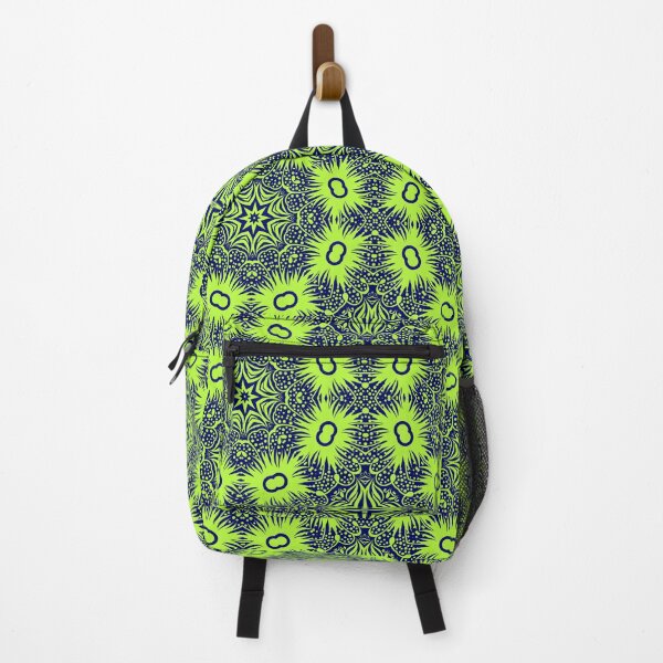 Item preview, Nature-inspired green and blue geometric pattern 4 designed and sold by AneissPiaf.