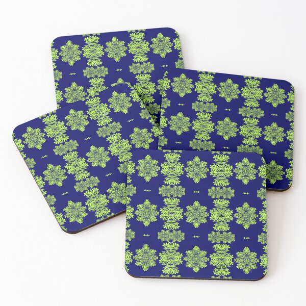 Item preview, Nature-inspired green and blue geometric pattern 5 designed and sold by AneissPiaf.