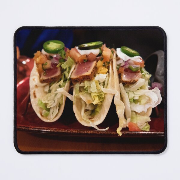 Item preview, Ahi Tuna Tacos designed and sold by ShutterbugBttns.
