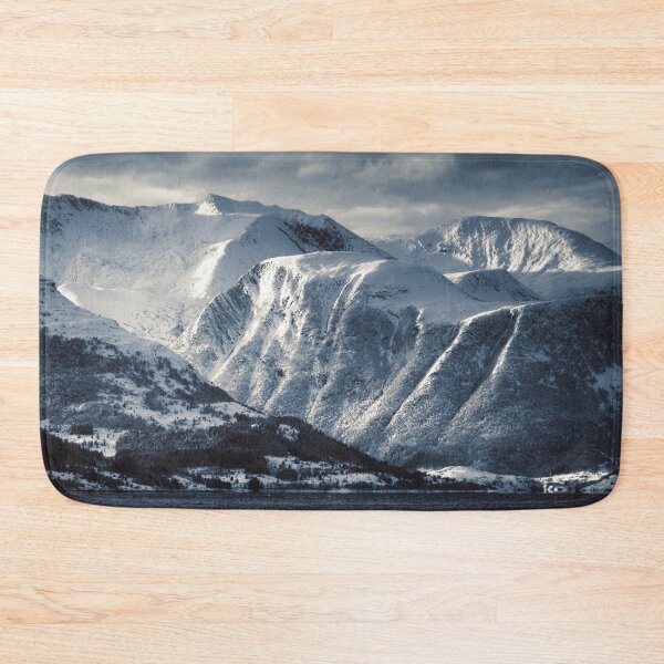 Item preview, Norwegian Snow Capped Mountain Range in Winter Norway designed and sold by Martyn R Arnold Fine Art Nature & Landscape Photography.