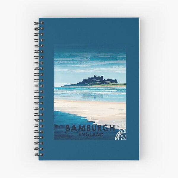 Item preview, Bamburgh england travel poster designed and sold by TerradVents.
