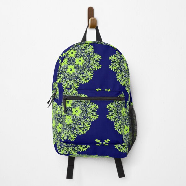 Item preview, Nature-inspired green and blue geometric pattern 9 designed and sold by AneissPiaf.