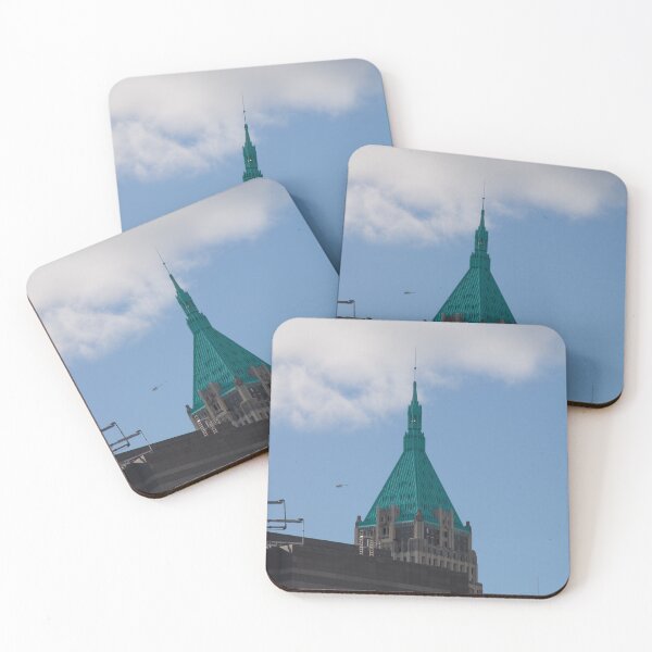 Item preview, tower with green roof and skyline designed and sold by rhosbahu.