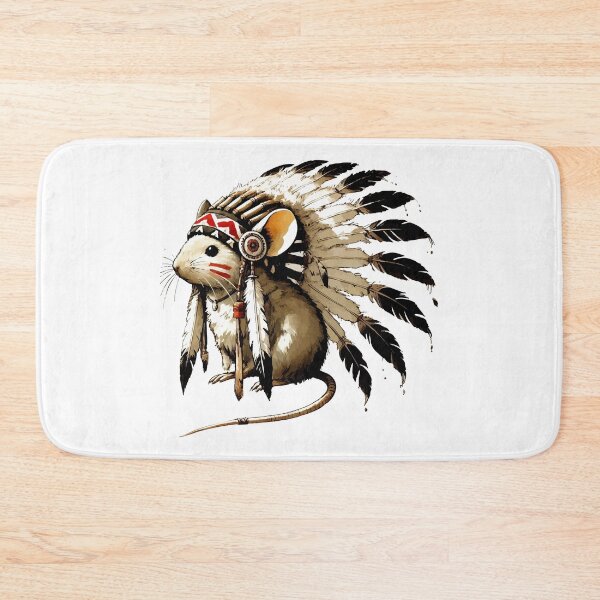 Item preview, Mouse War Bonnet Feather Headdress designed and sold by TomFrontierArt.