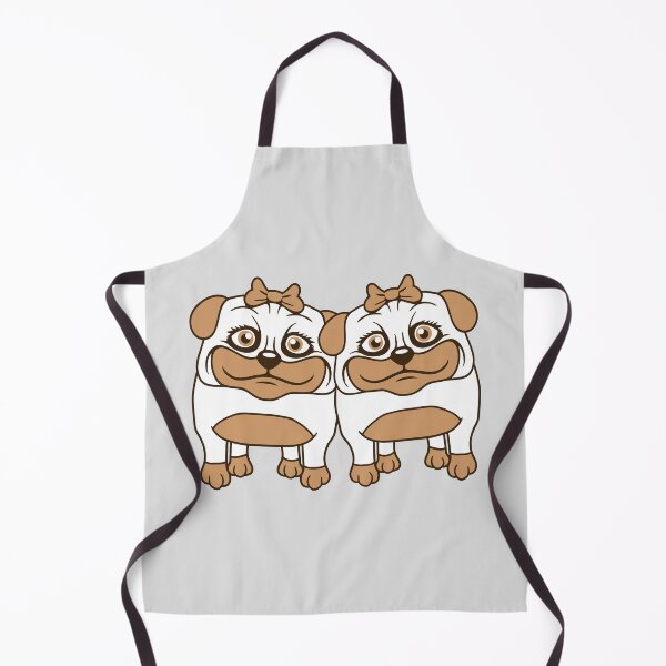 Item preview, 2 Dogs Pug Girls Women Girlfriends Team Girls Love designed and sold by shirt-o-mat.