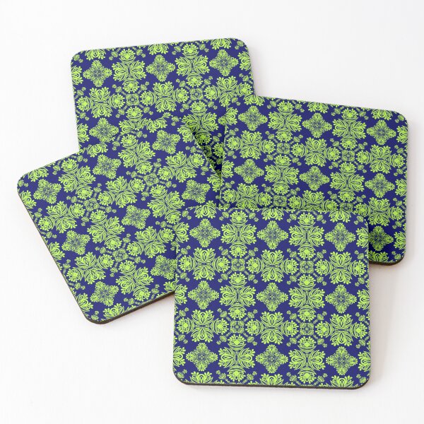 Item preview,  Nature-inspired green and blue geometric pattern 10 designed and sold by AneissPiaf.