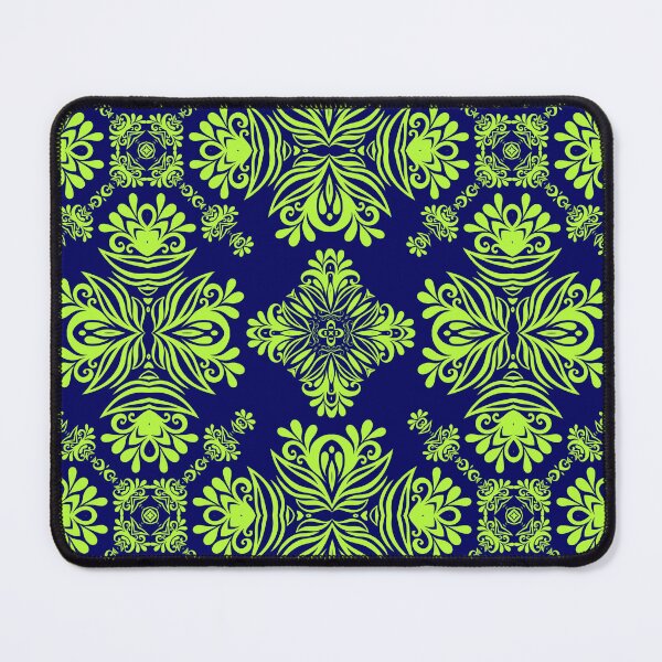 Item preview,  Nature-inspired green and blue geometric pattern 10 designed and sold by AneissPiaf.