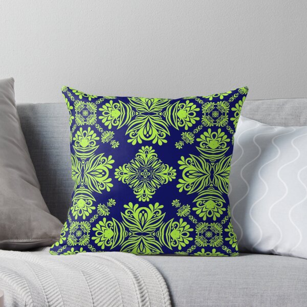 Item preview,  Nature-inspired green and blue geometric pattern 10 designed and sold by AneissPiaf.